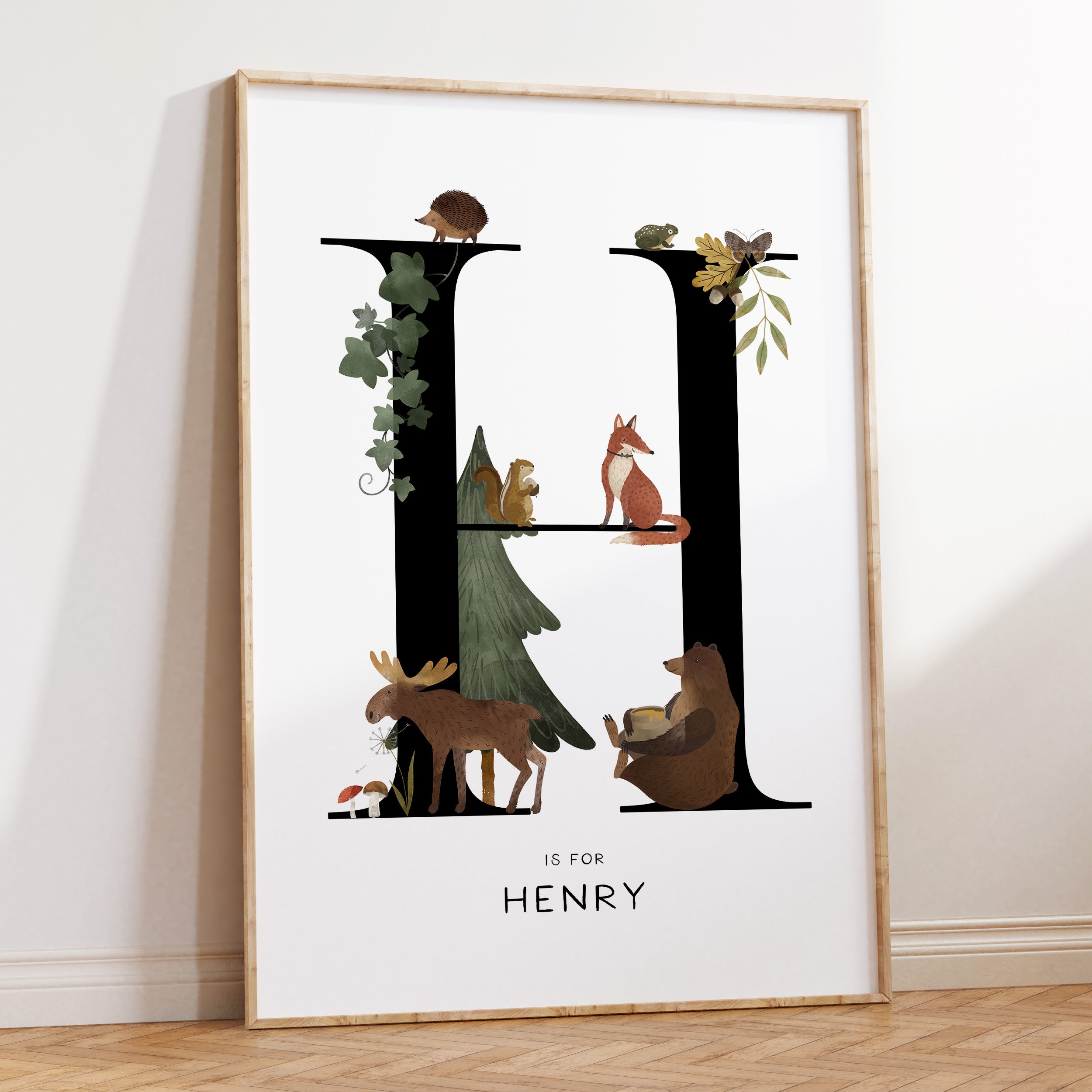 Boys Woodland Prints