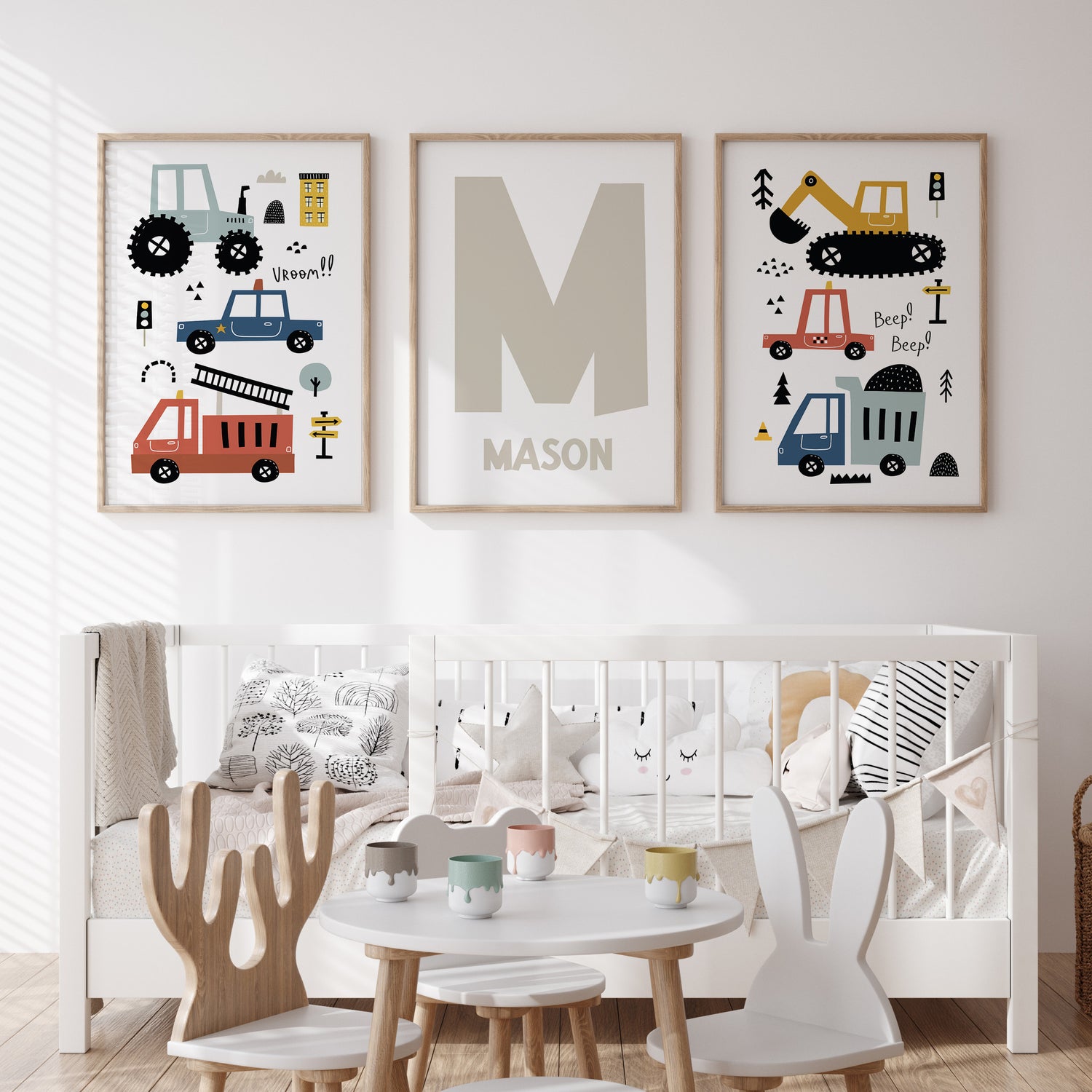 Transportation Vehicles & Name Prints