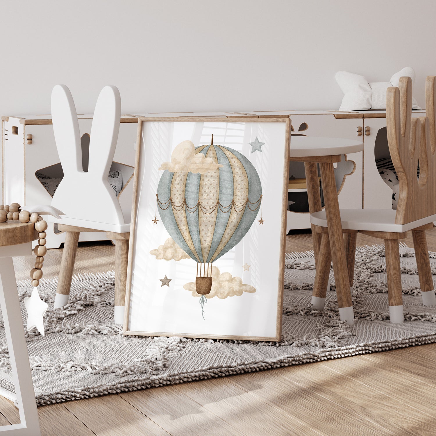 Hot Air Balloon Print