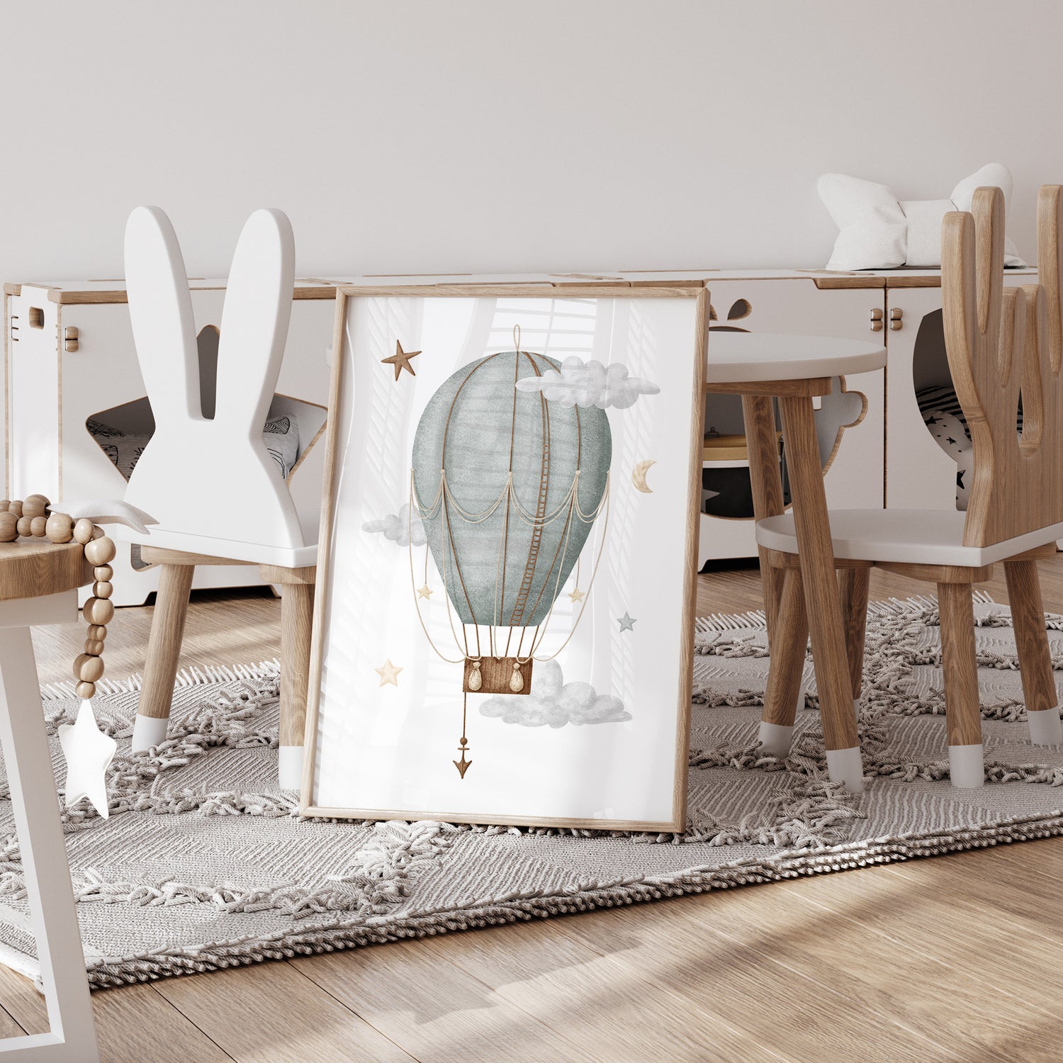 Hot Air Balloon Print