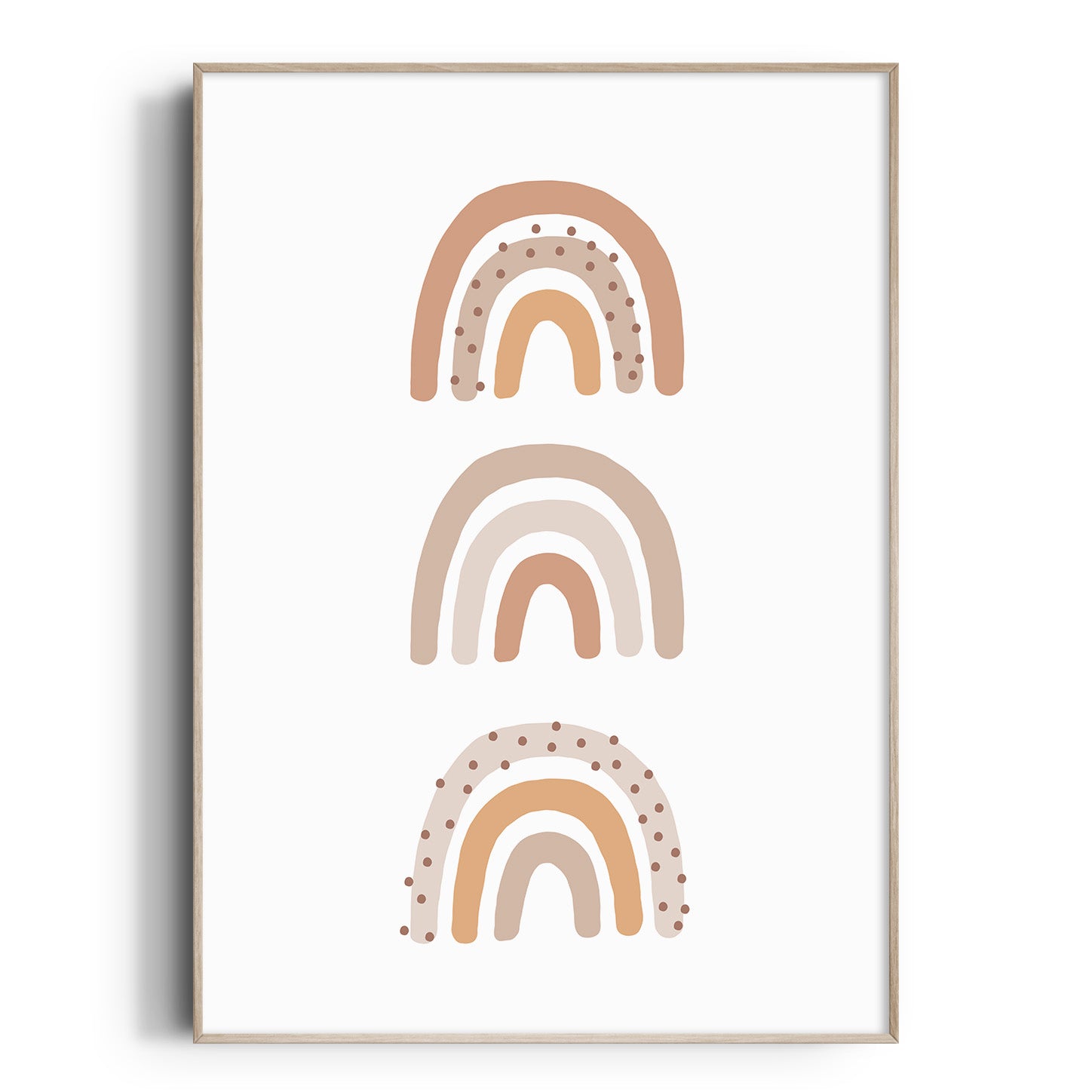 Muted Rainbows Print