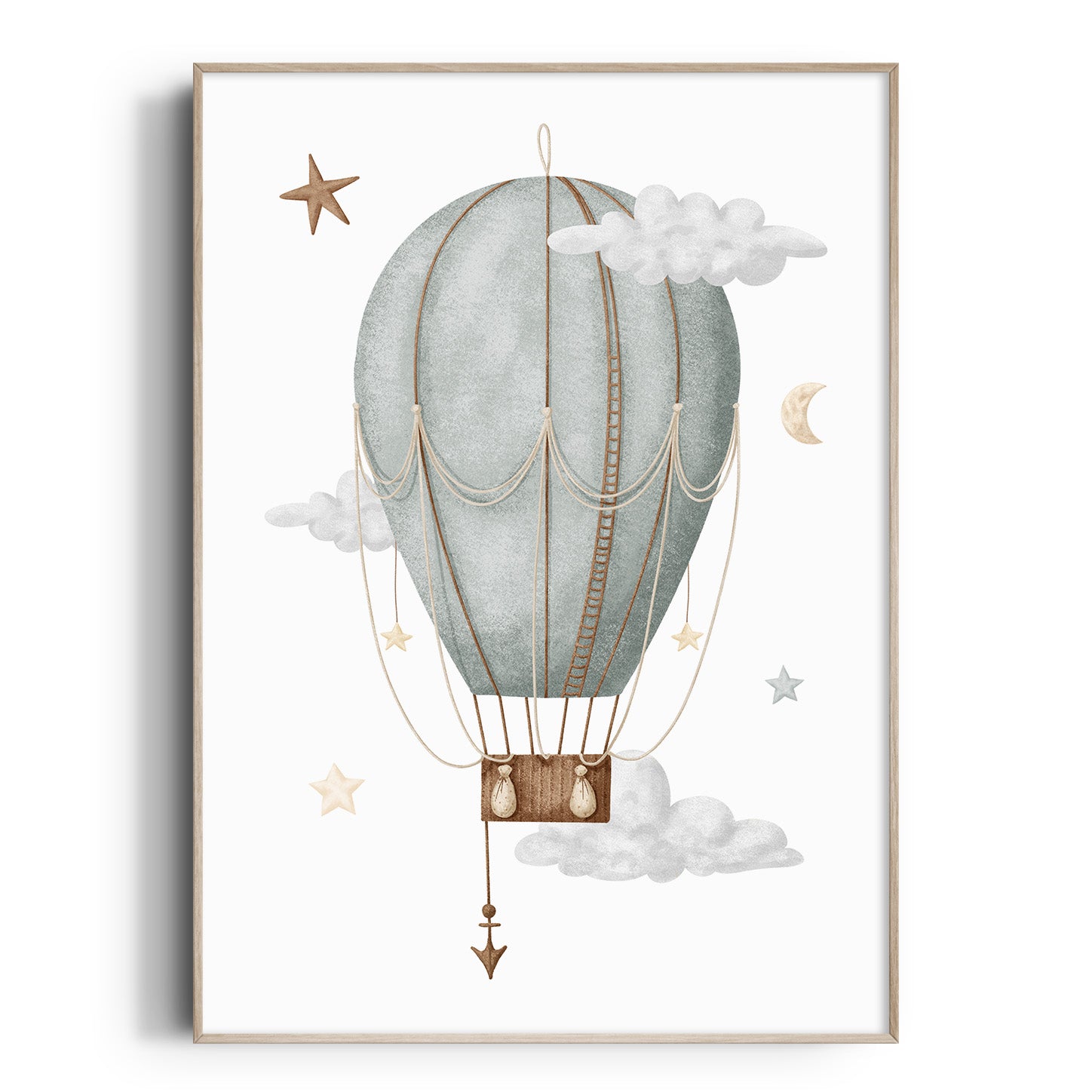Hot Air Balloon Print