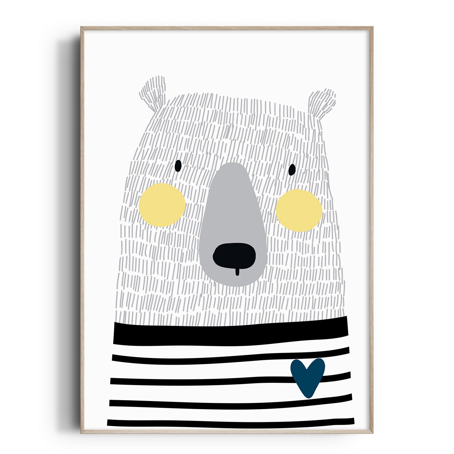 Scandi Bear Print