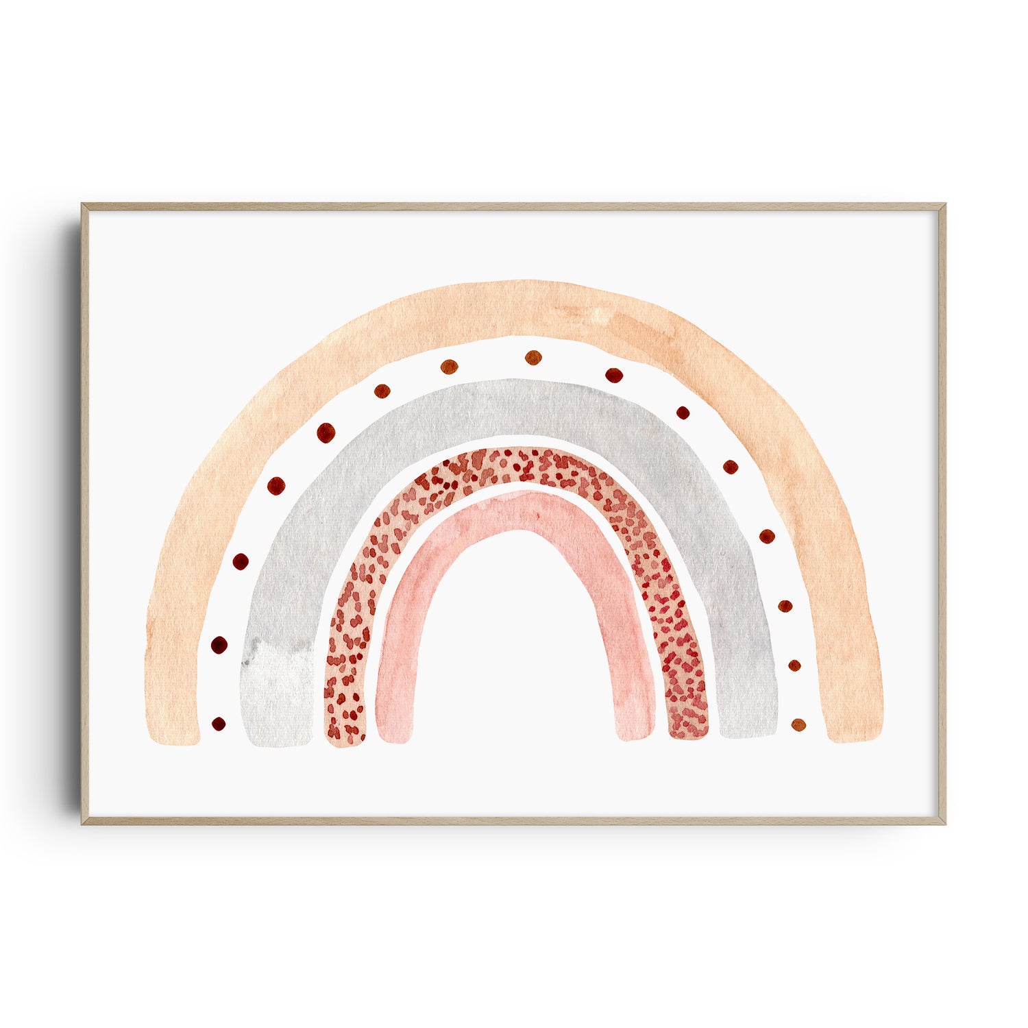Watercolour Rainbow Print