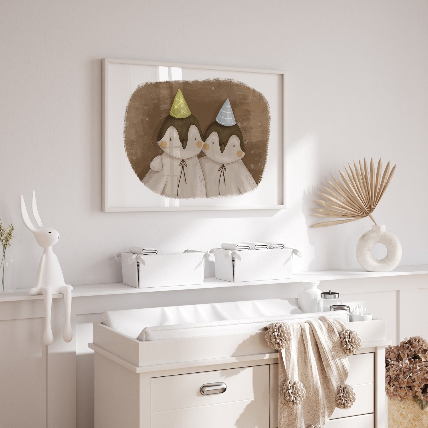 Whimsy Penguins Print