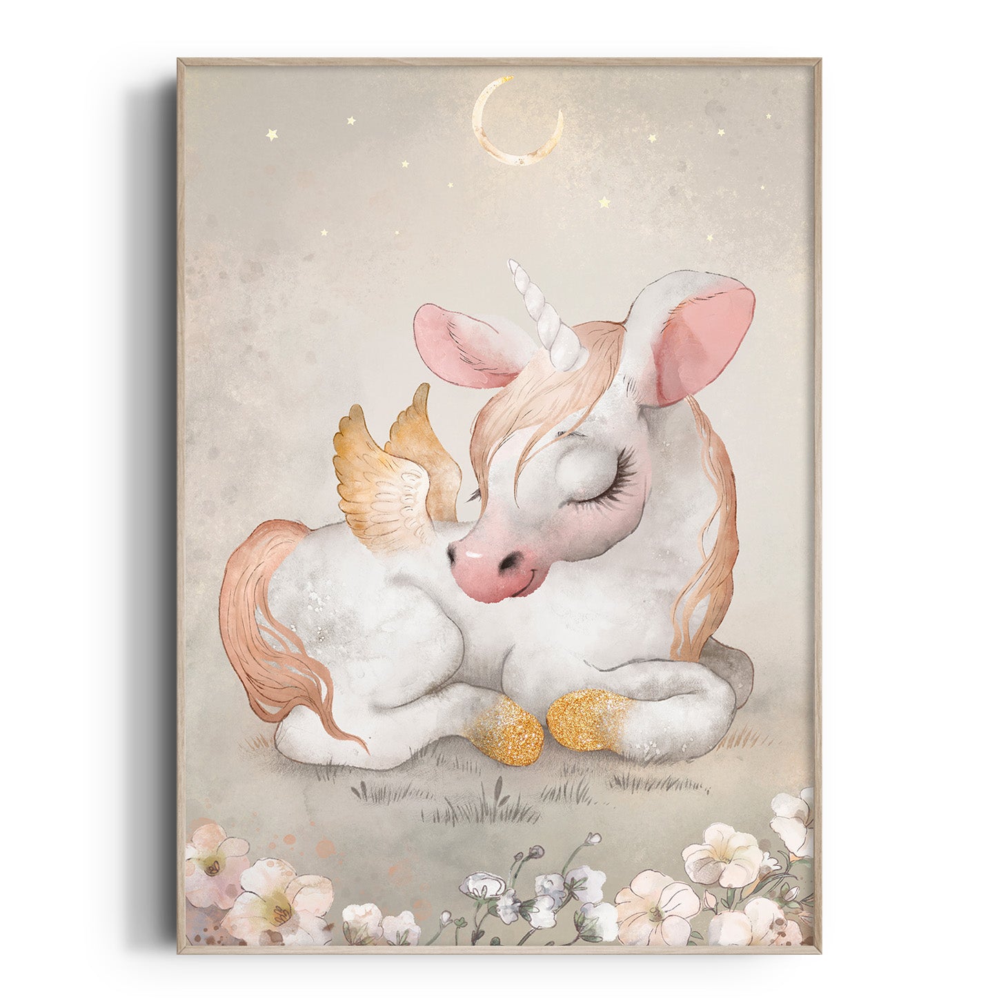 Vintage Unicorn Print