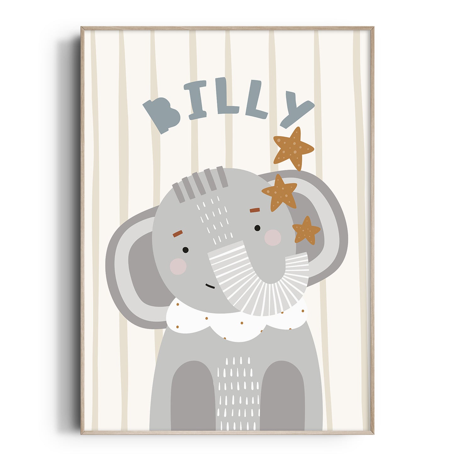 Magic Safari Animal Name Print - Elephant