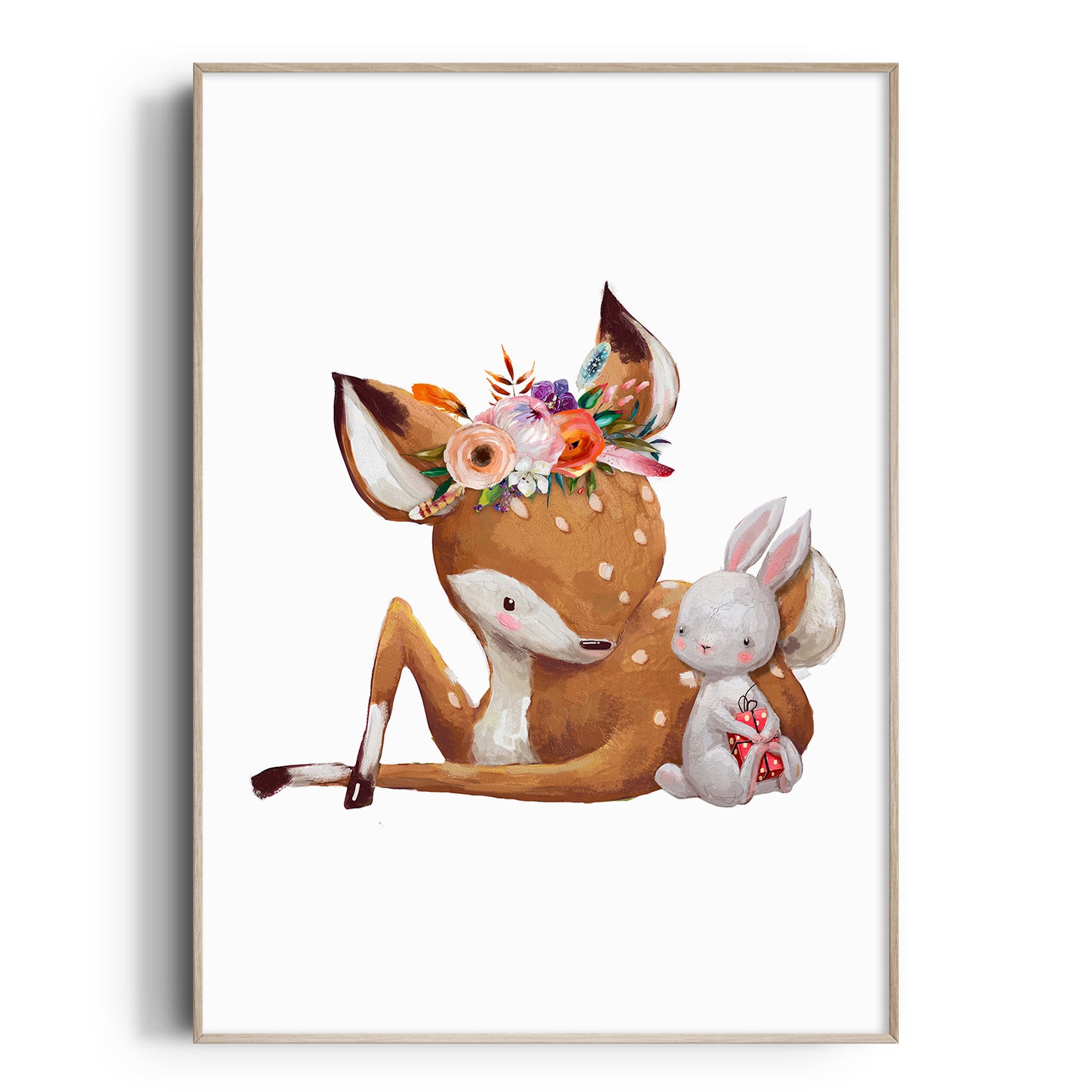 Woodland Baby Deer Print