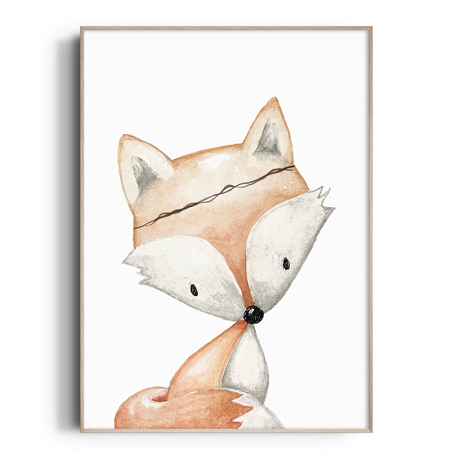 Woodland Fox Print