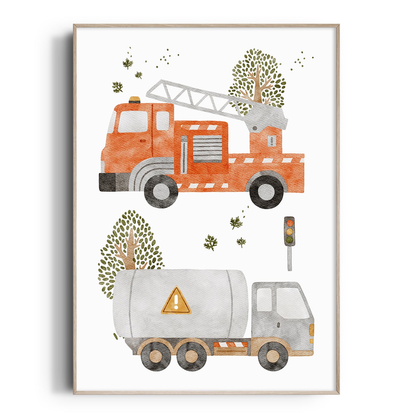 Emergency Vehicles Print