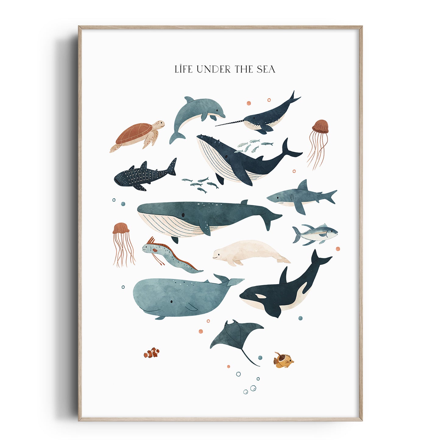Ocean Animals Print