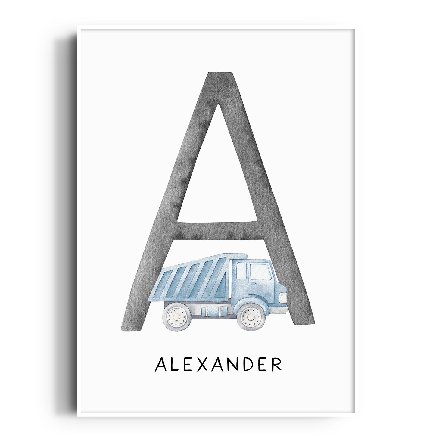 Tip Truck Name Print