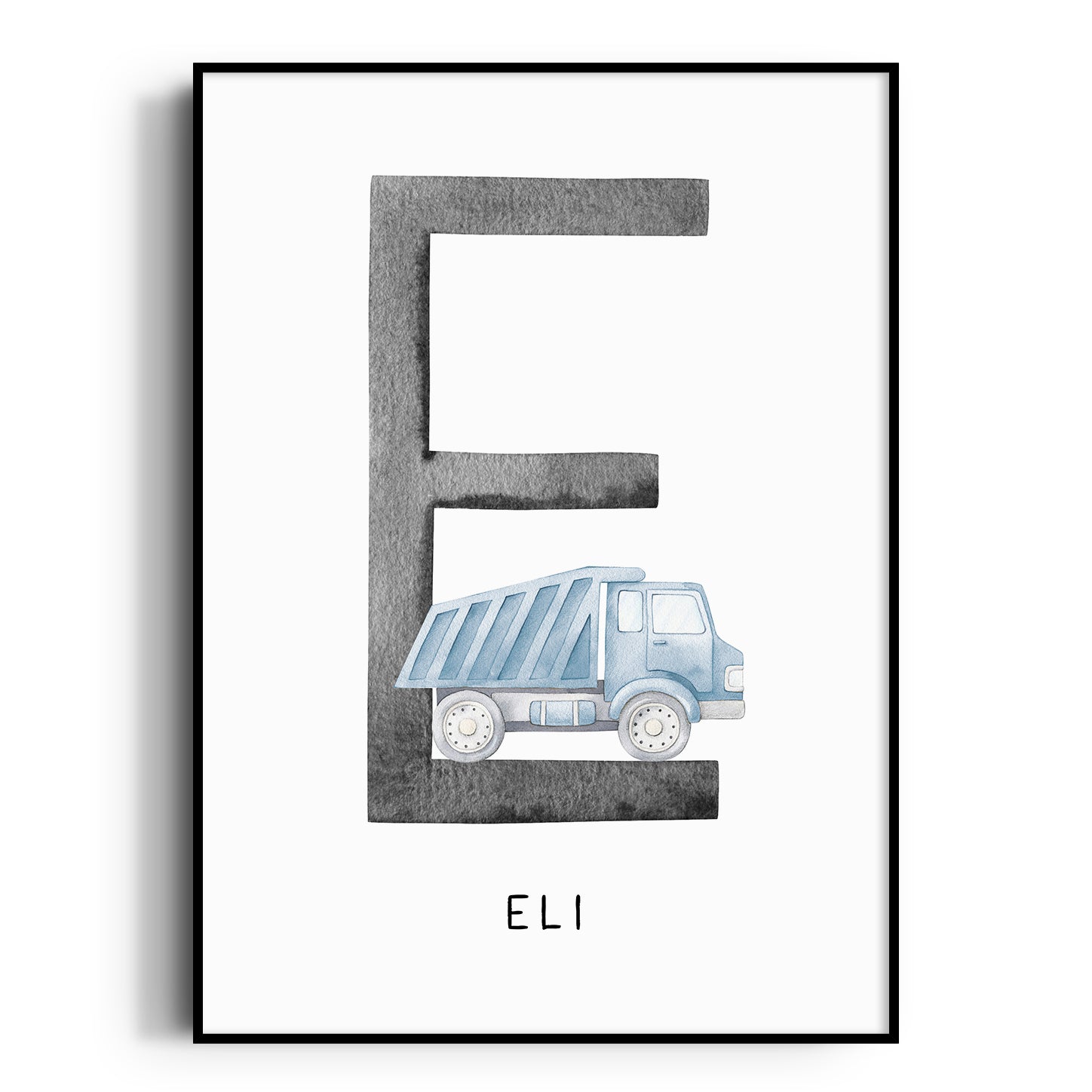 Tip Truck Name Print