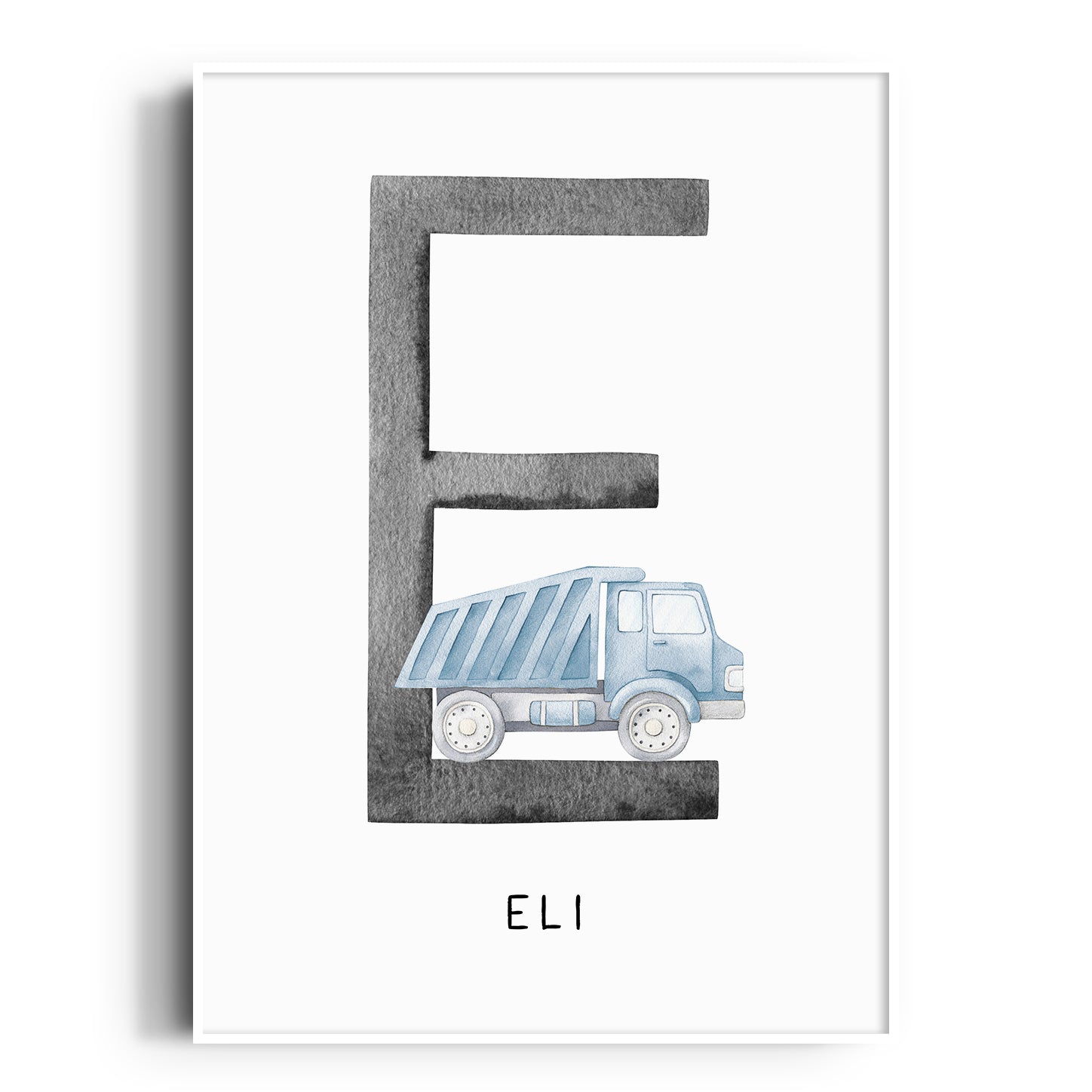 Tip Truck Name Print