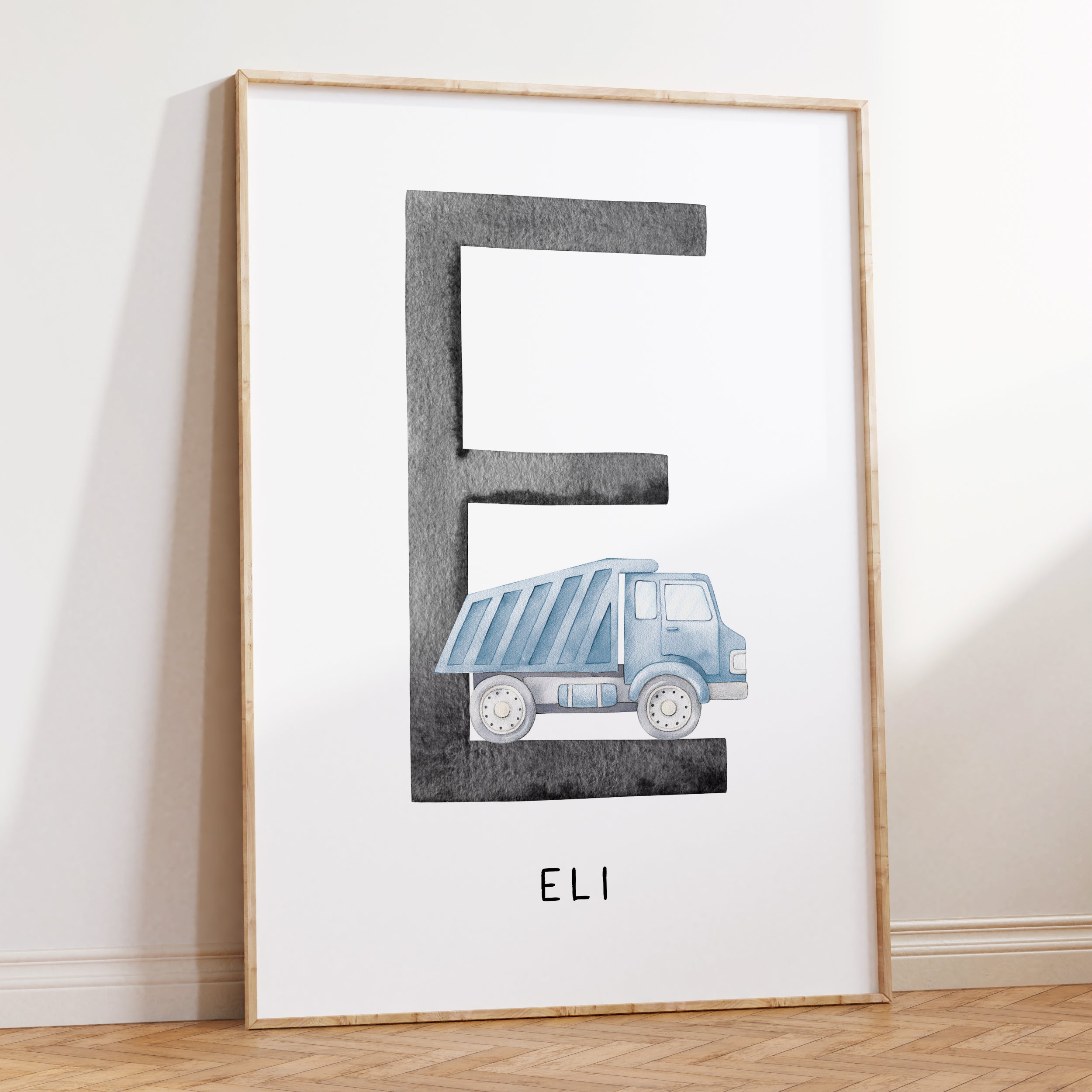 Tip Truck Name Print