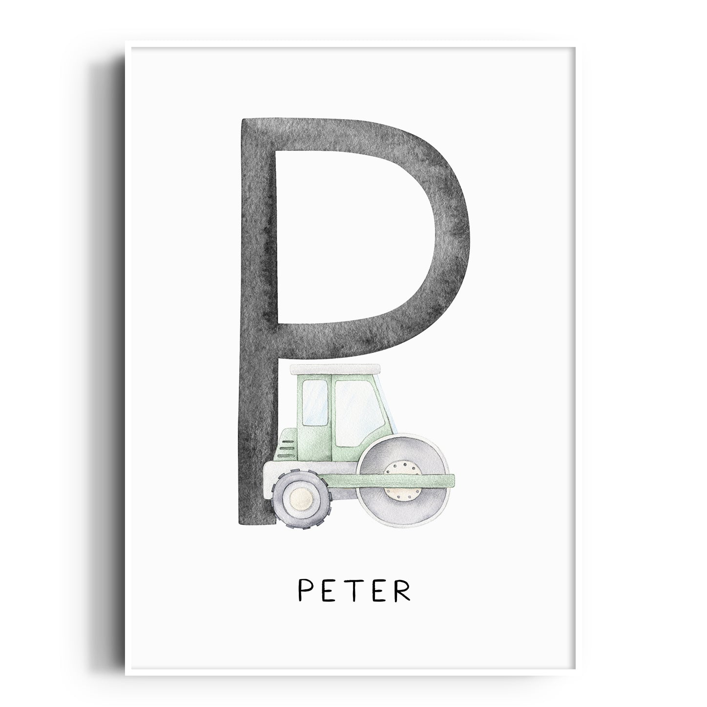 Road Roller Name Print