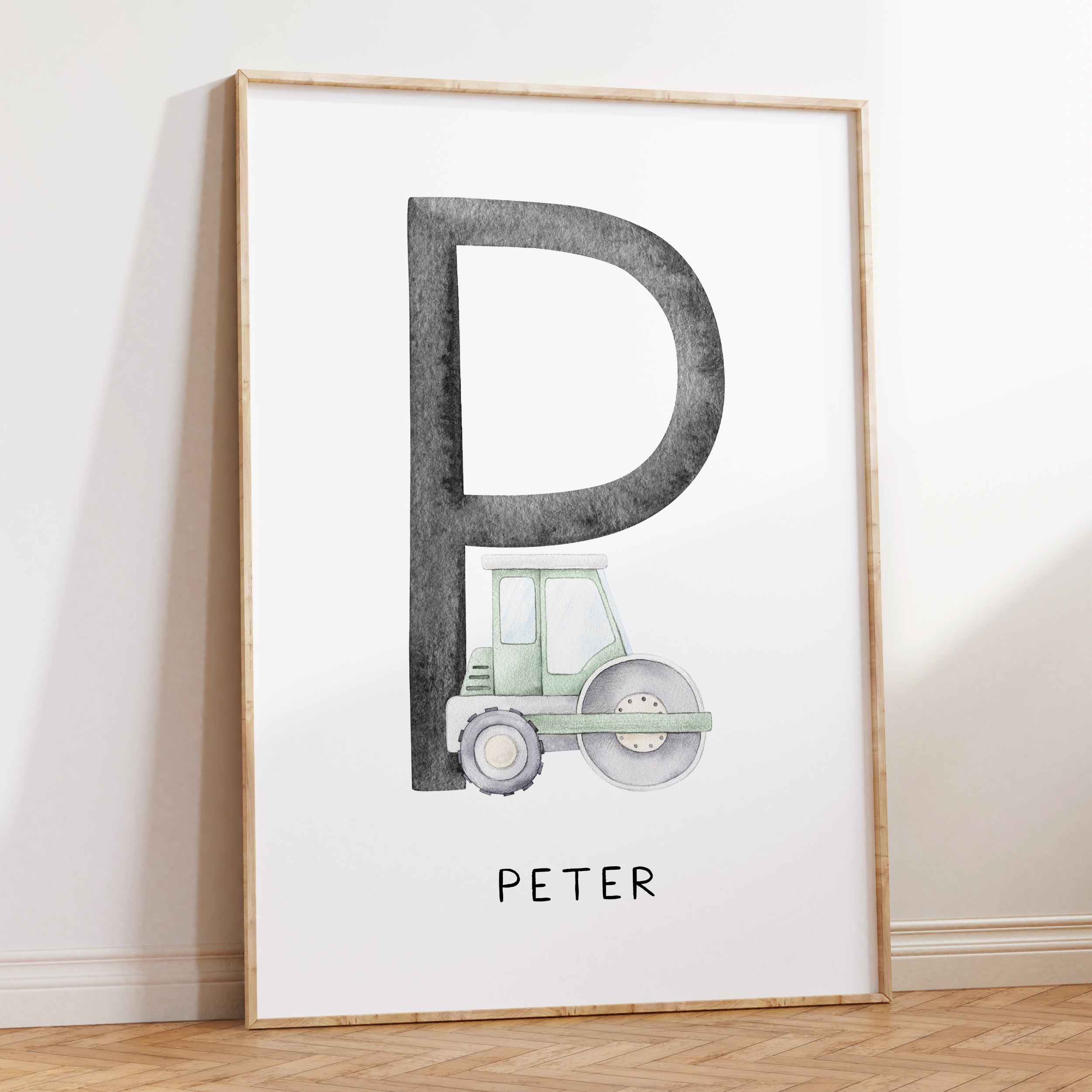 Road Roller Name Print
