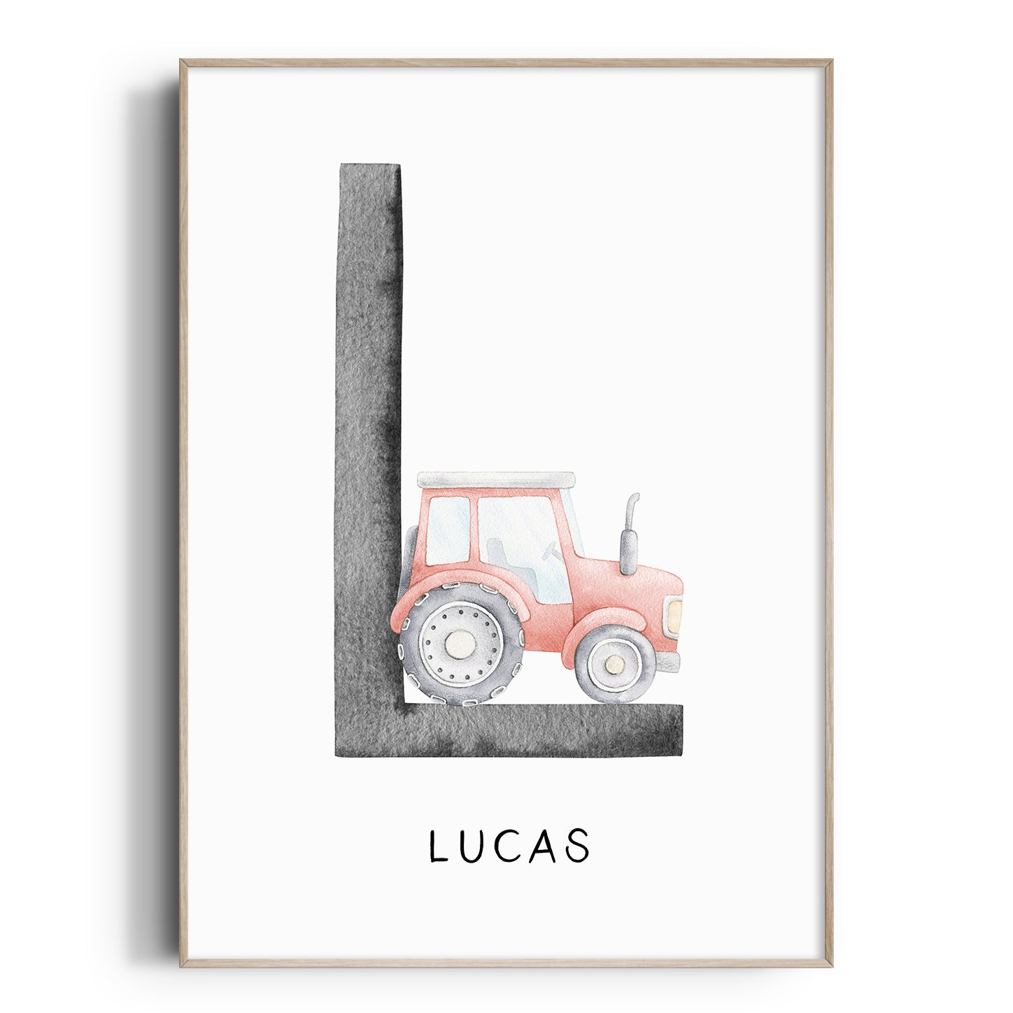 Tractor Name Print