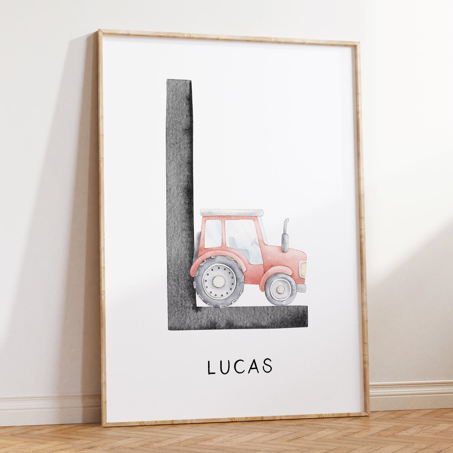 Tractor Name Print