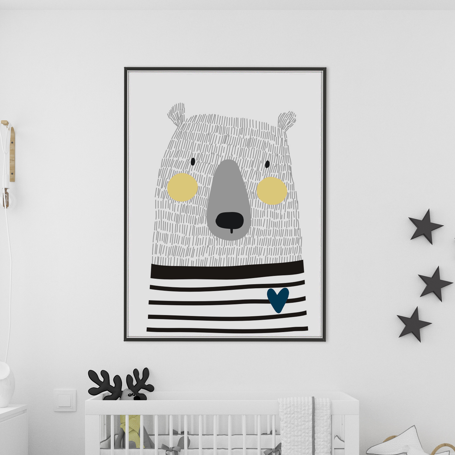 Lion, Bear & Alphabet Prints