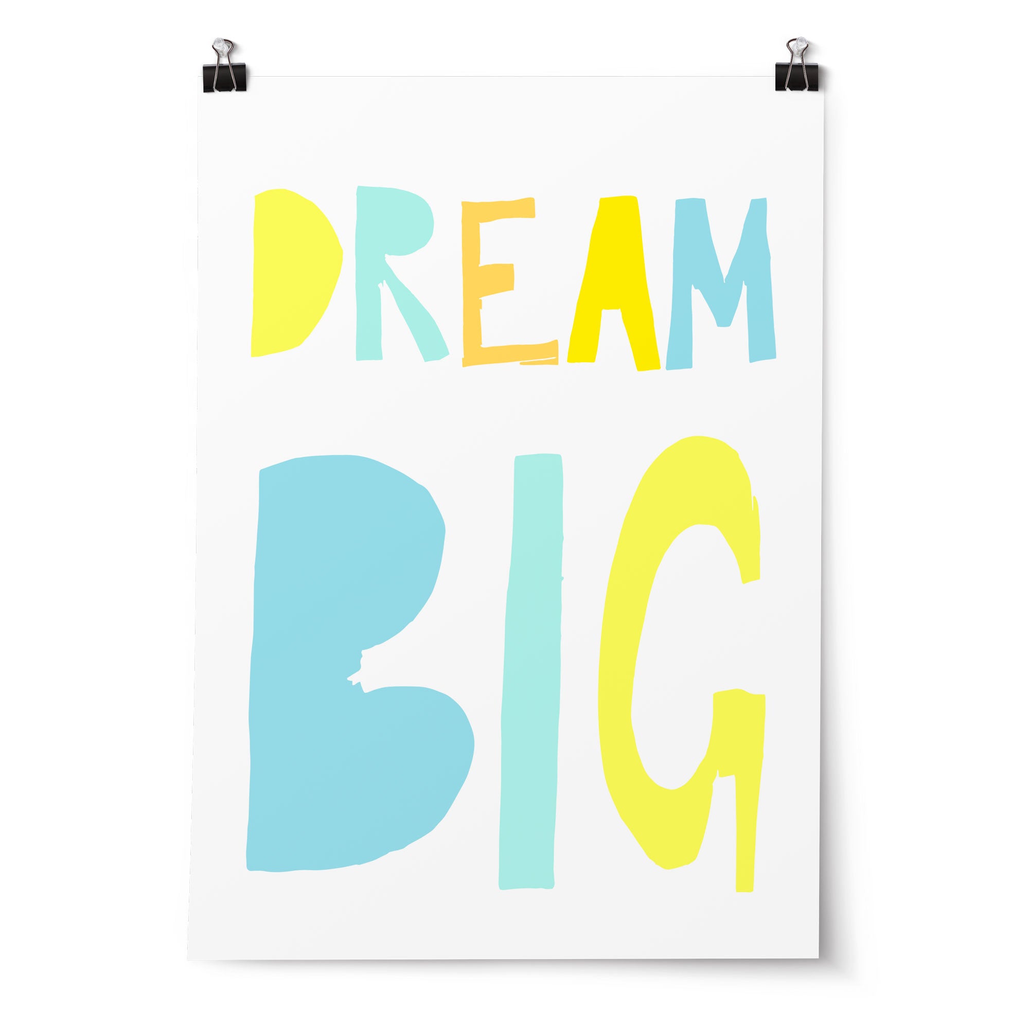 Watercolour Elephants & Dream Big Prints