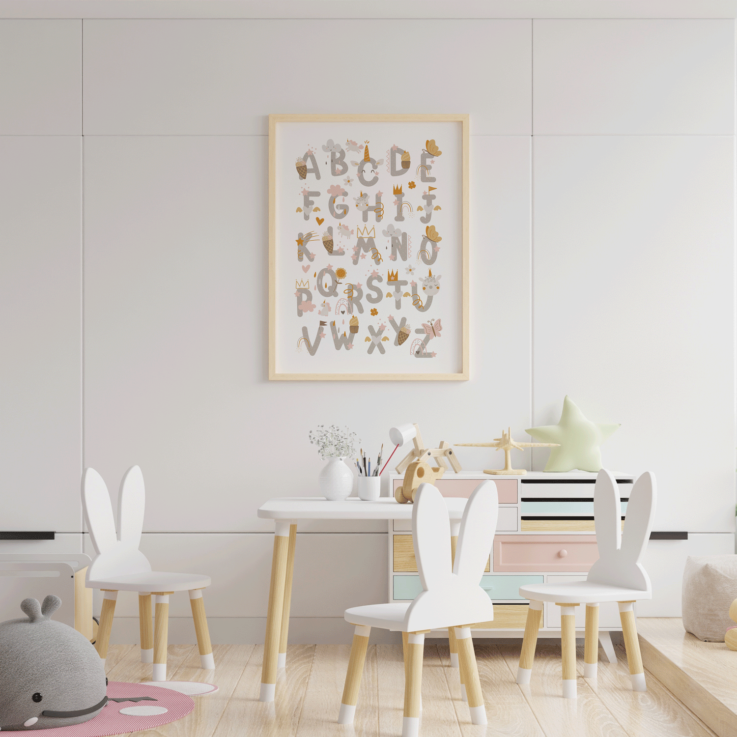 Unicorn Alphabet Print