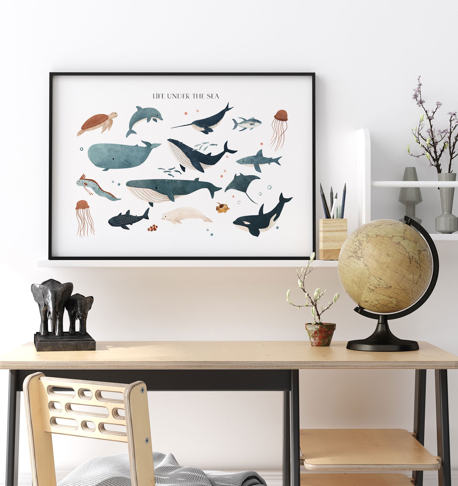Ocean Animals Print