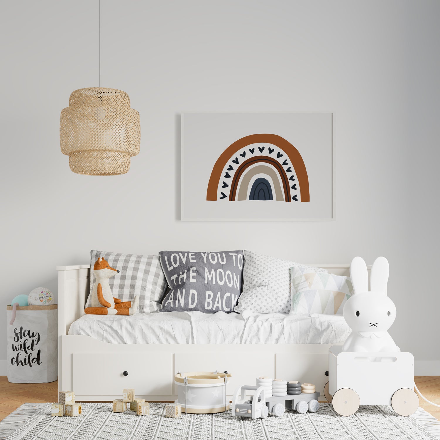 Rainbow Nursery Print