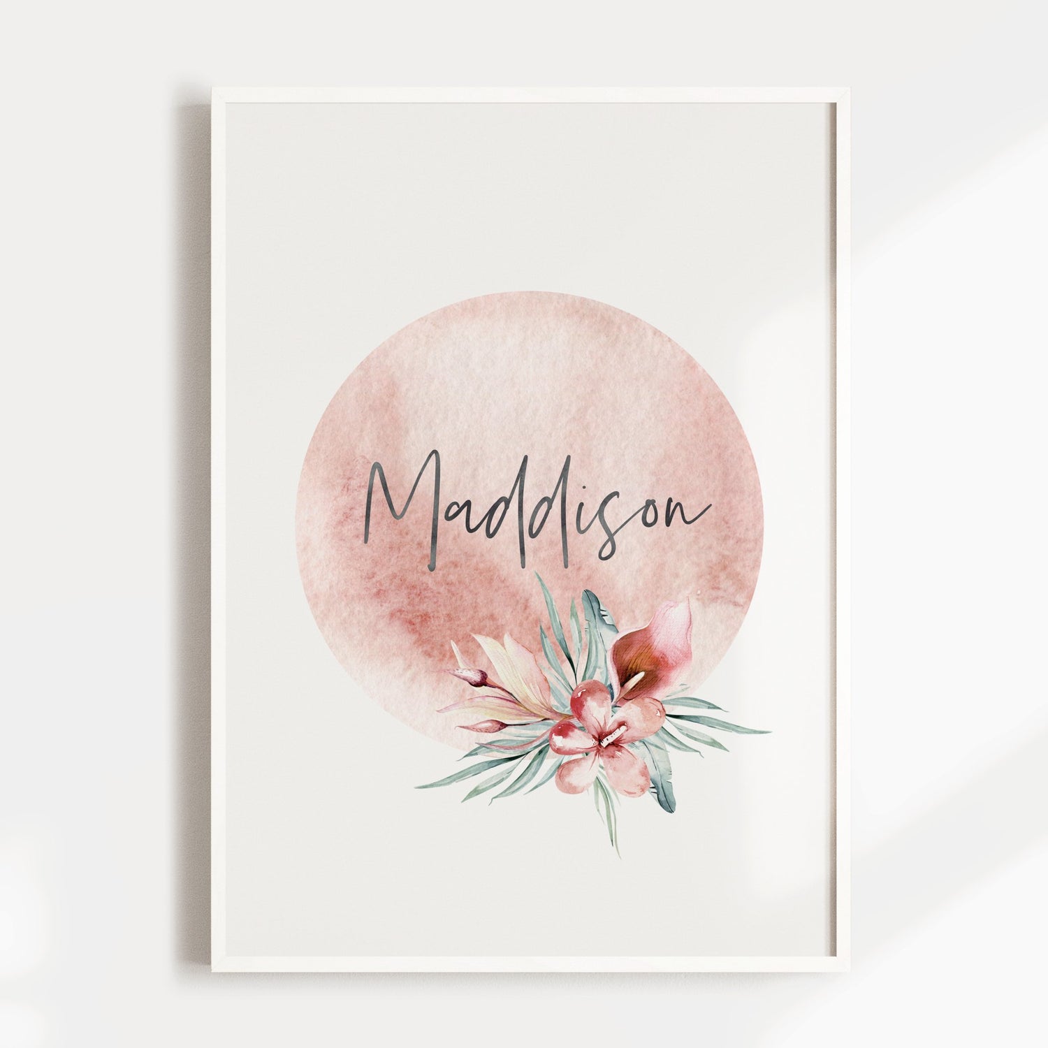 African Flamingos & Name Prints