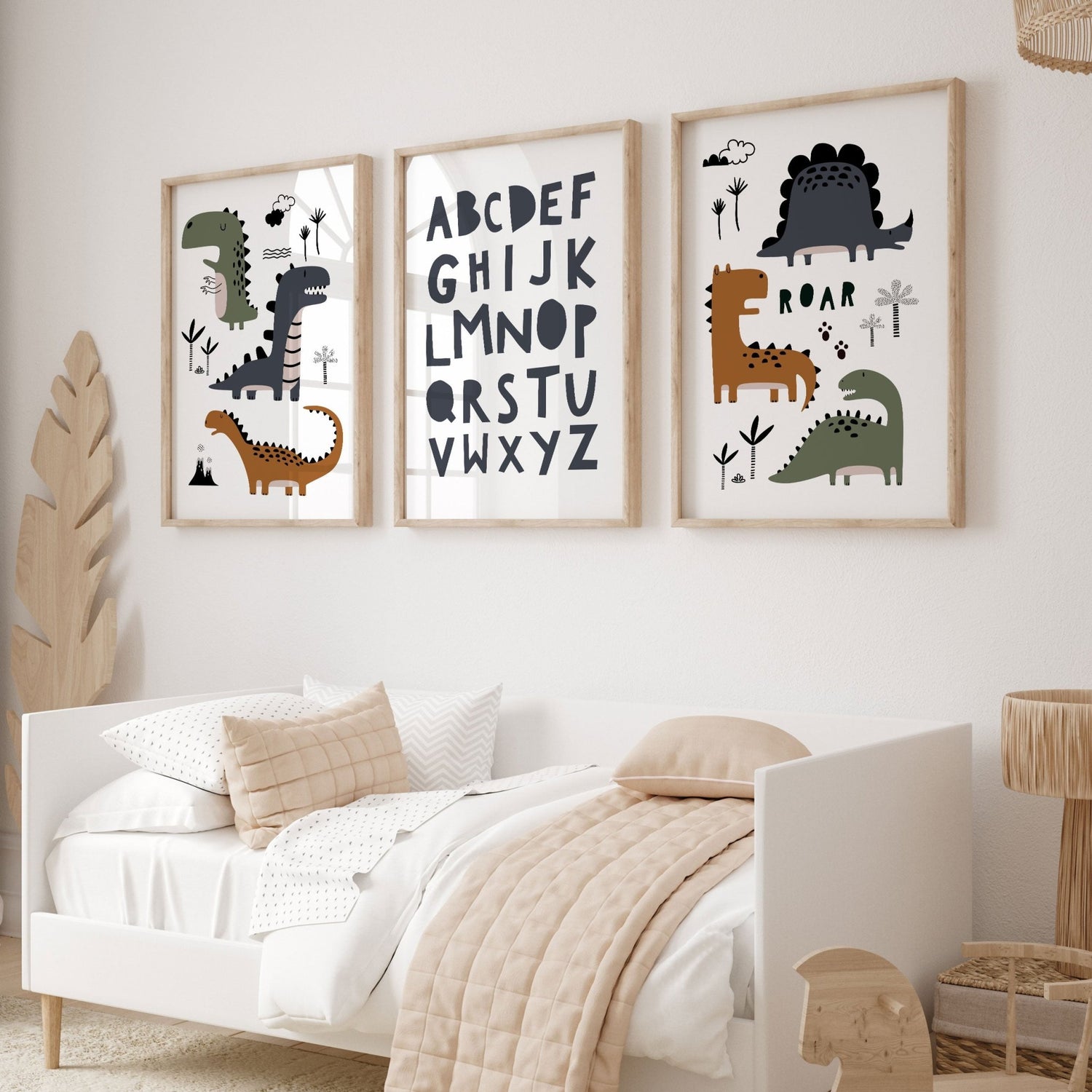 Alphabet & Dinosaur Prints