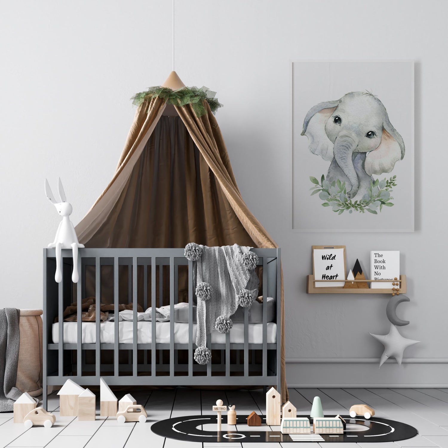 Baby Elephant Print