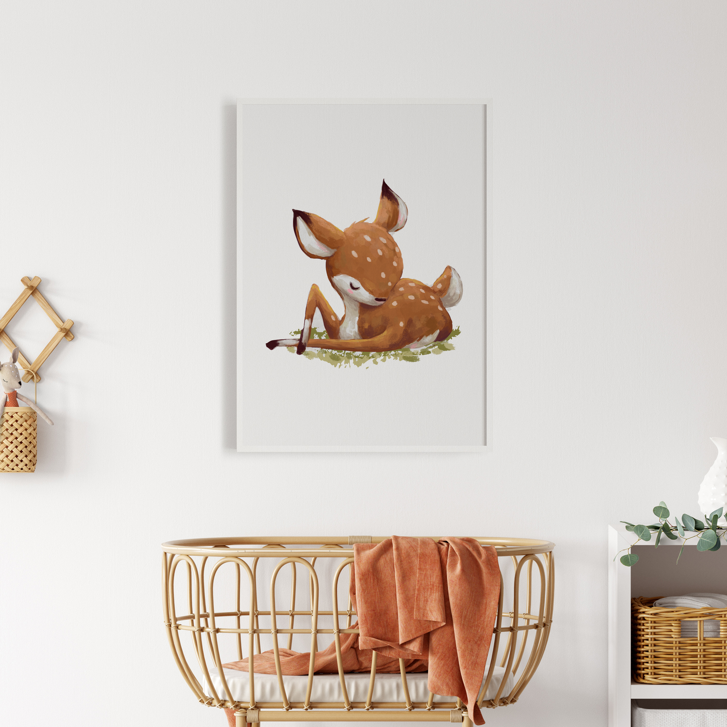 Woodland Baby Deer Print