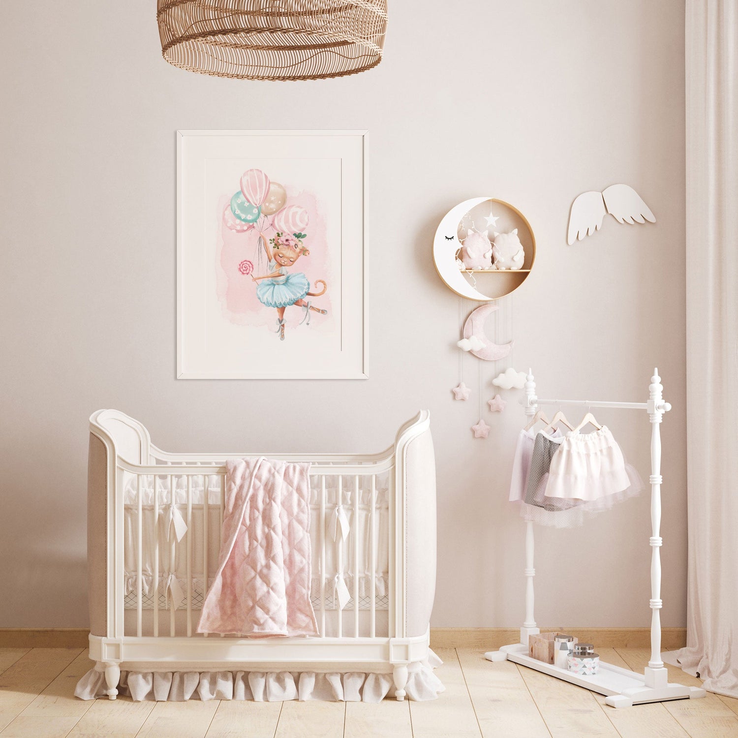 Ballerina Kitten Print