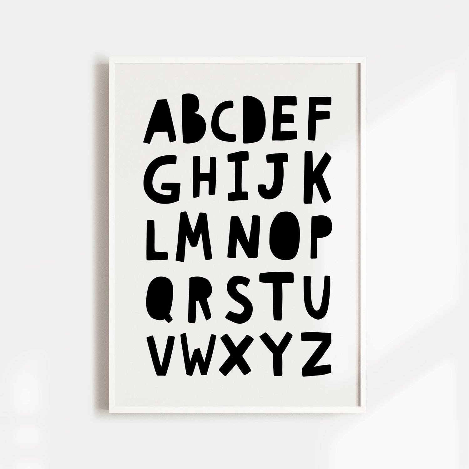 Bear, Lion & Alphabet Prints