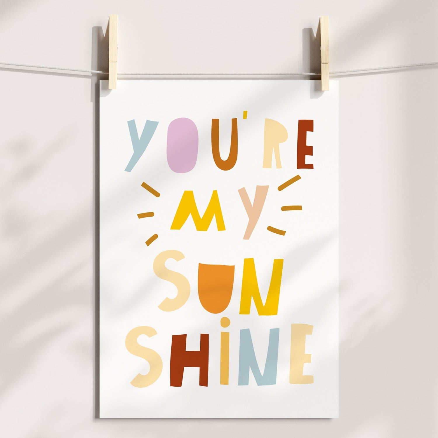 Boho Sunburst, Rainbow & Sunshine Prints