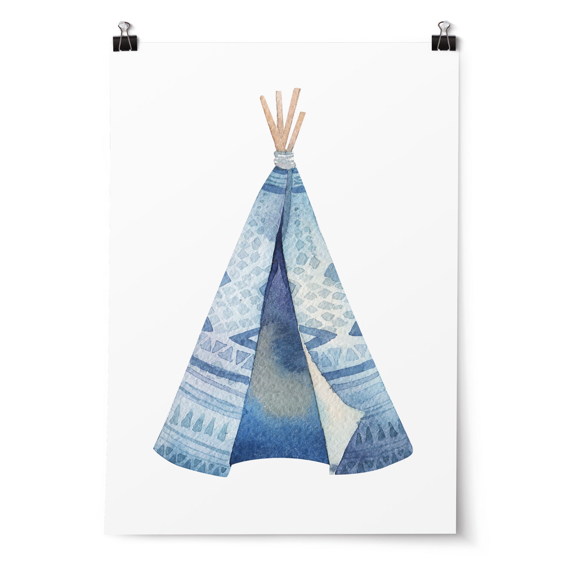 Teepee, Arrows & Feather Name Prints