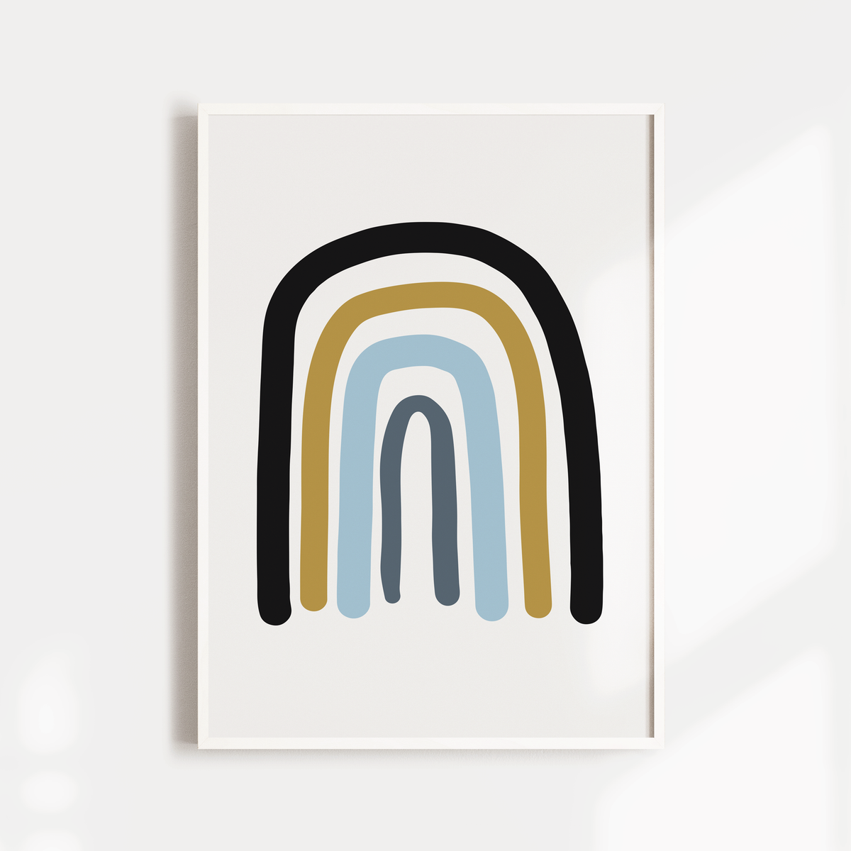 Boys rainbow Nursery Wall Art