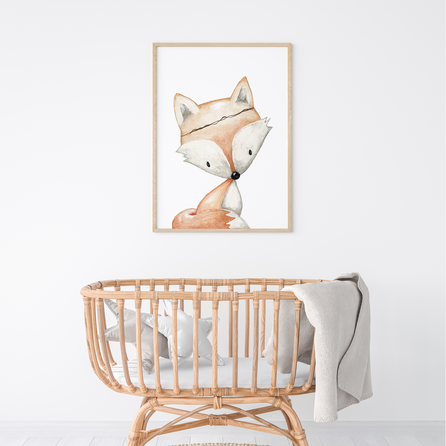 Woodland Fox Print
