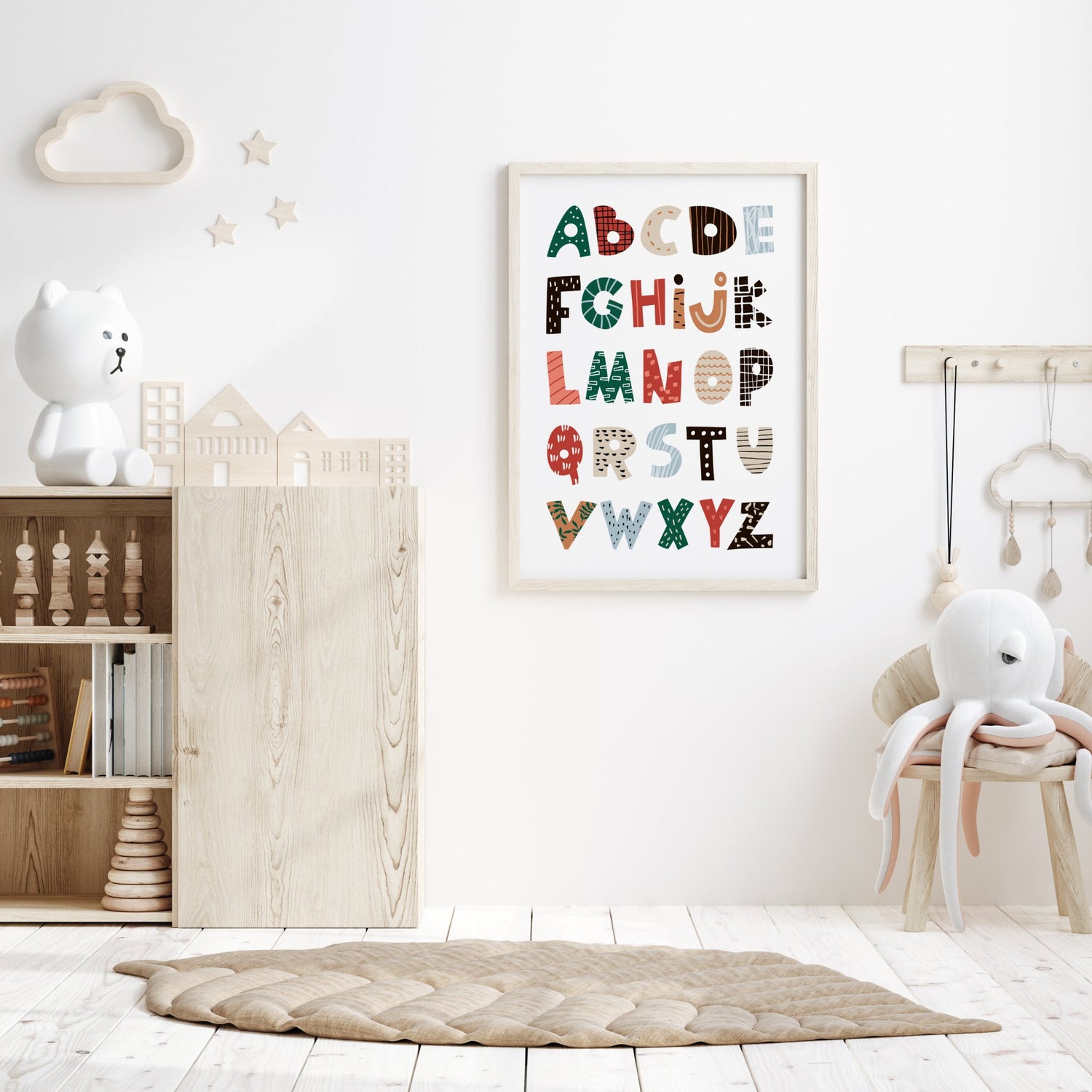Colourful Alphabet Print