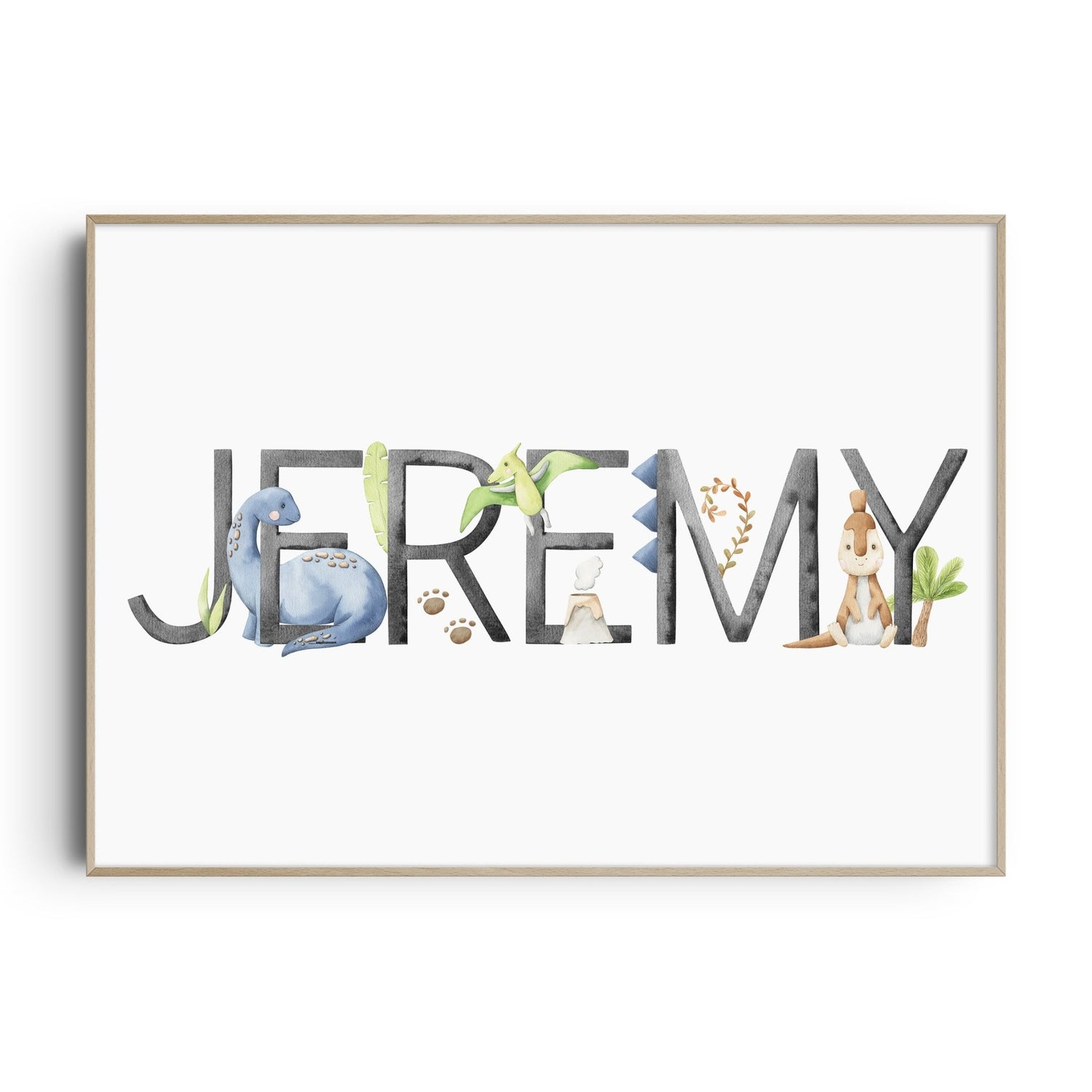 Dinosaur Name Print
