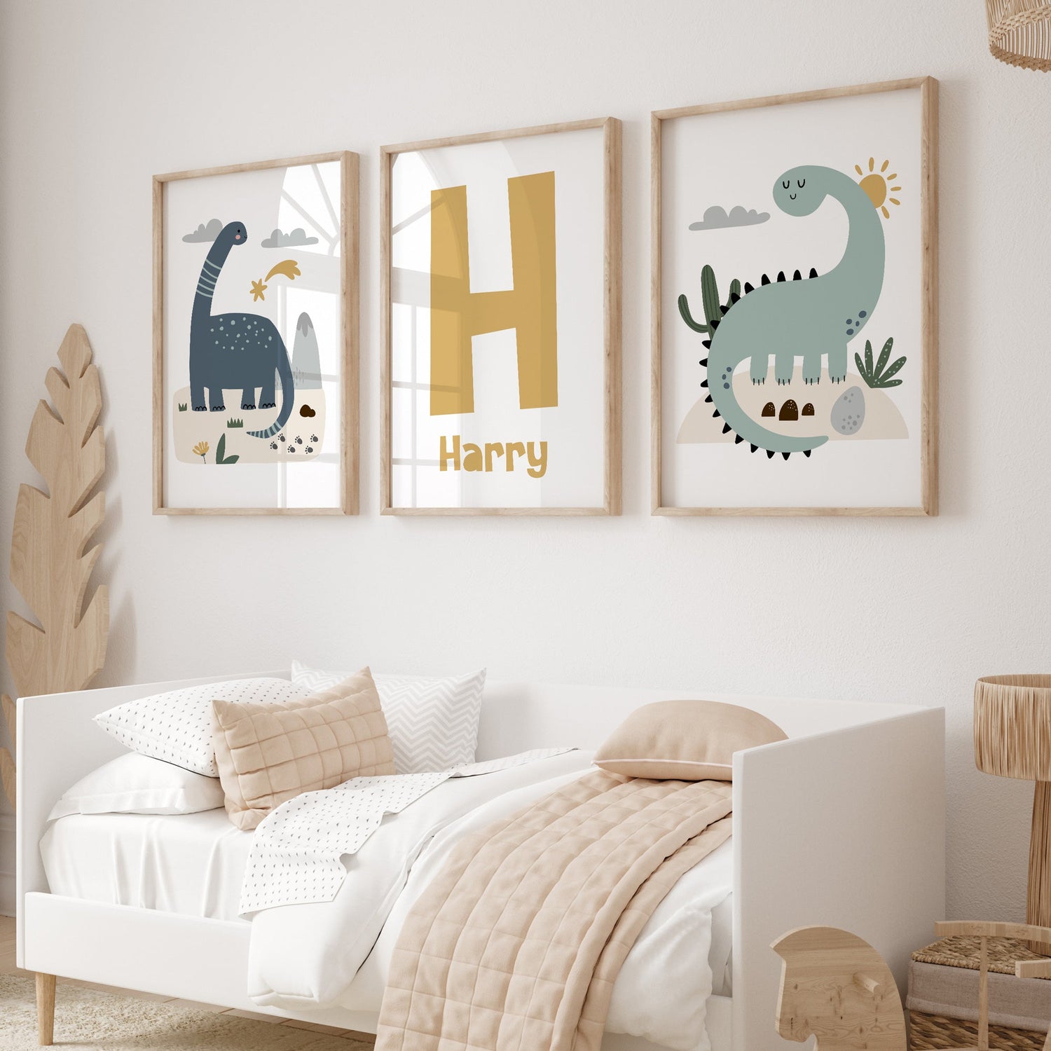 Dinosaur & Name Prints