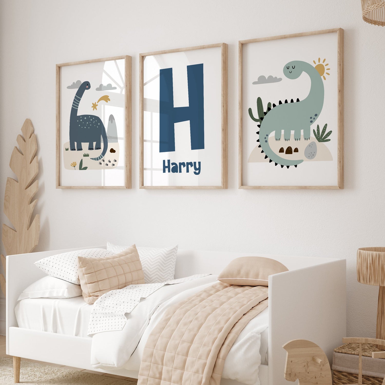 Dinosaur & Name Prints