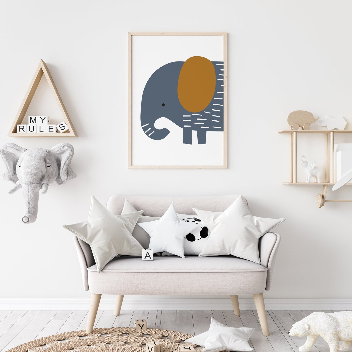 Elephant Art Print