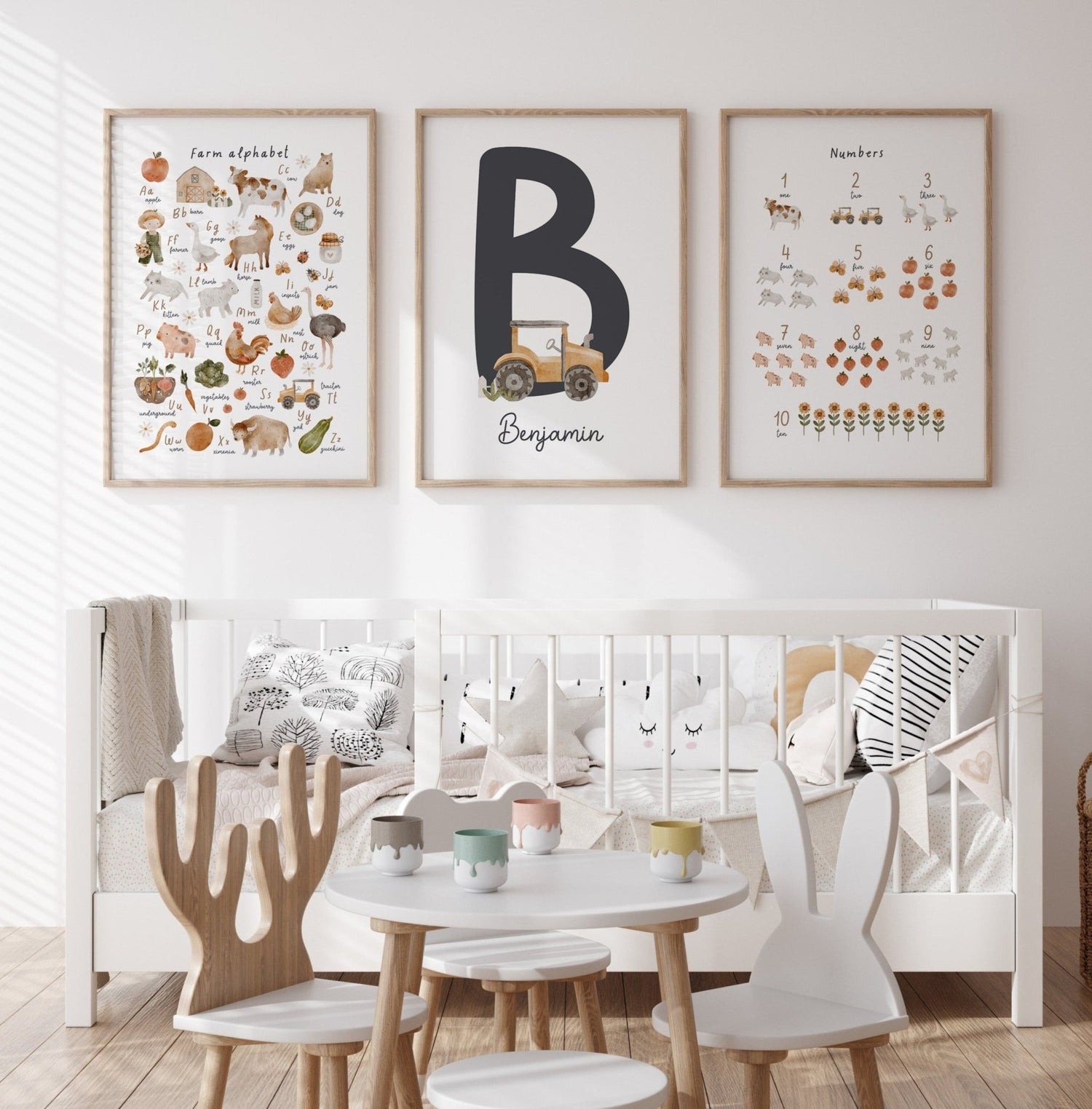 Farm Alphabet, Numbers & Name Prints
