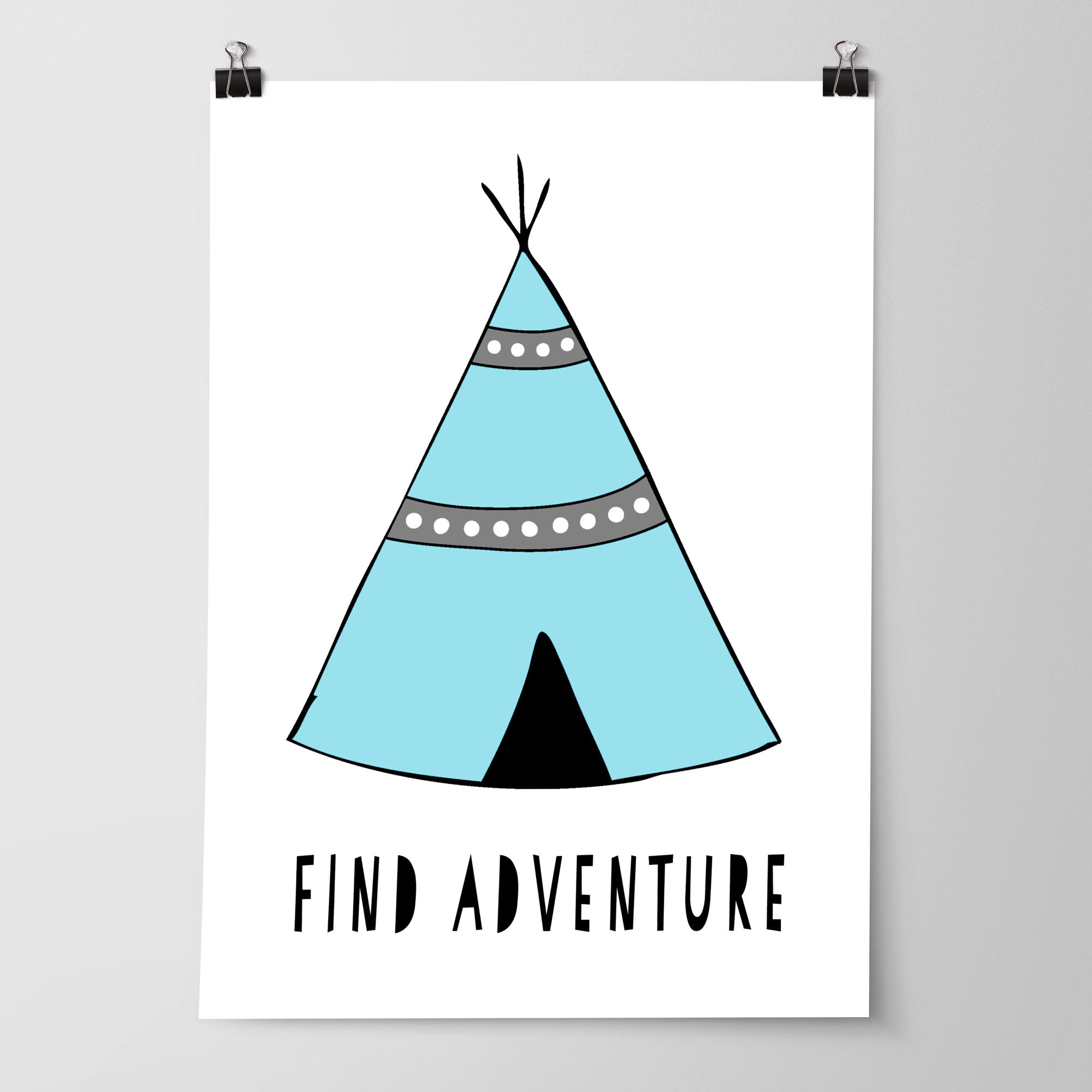 Tribal Teepee, Arrows & Dream Big Prints