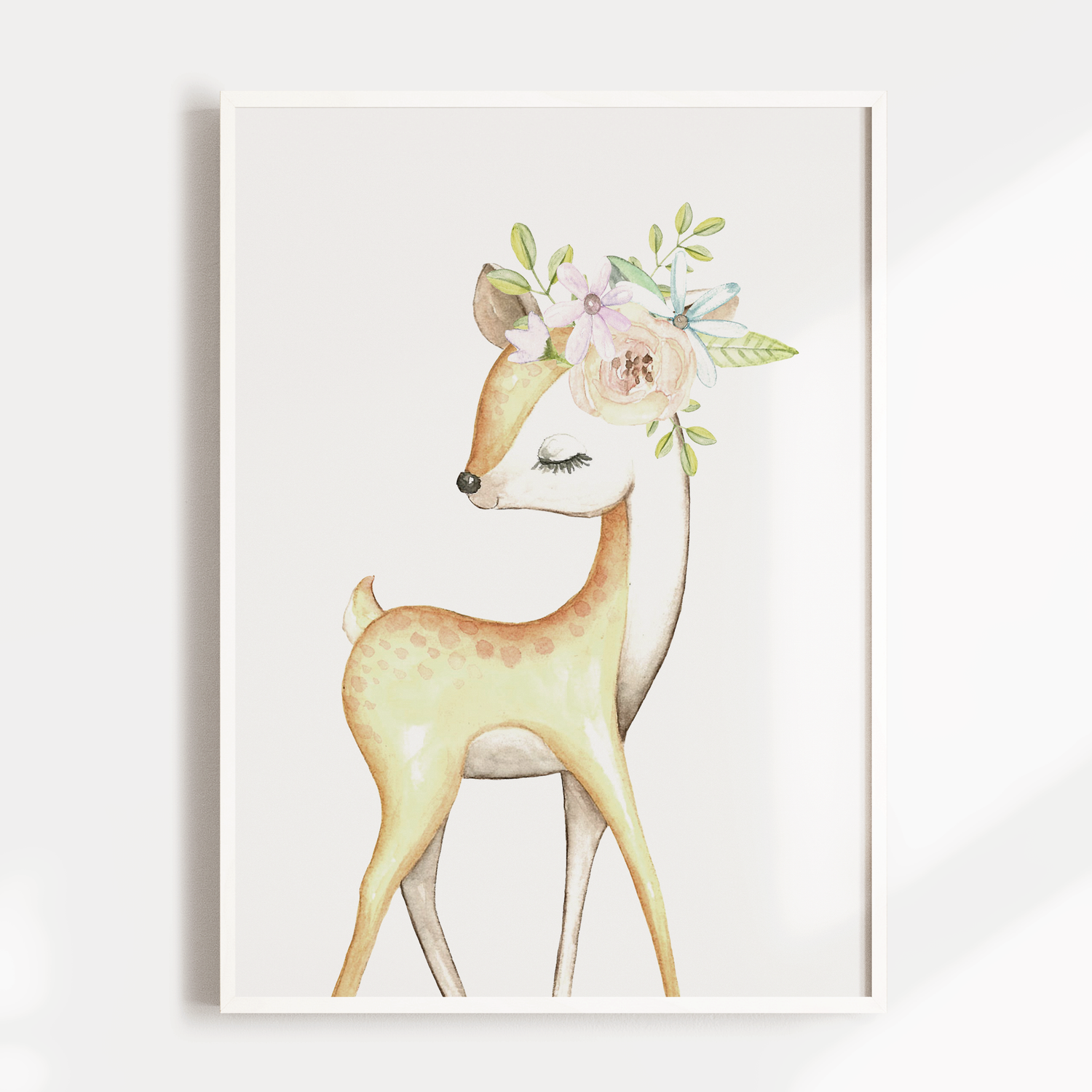 Woodland Deer Print