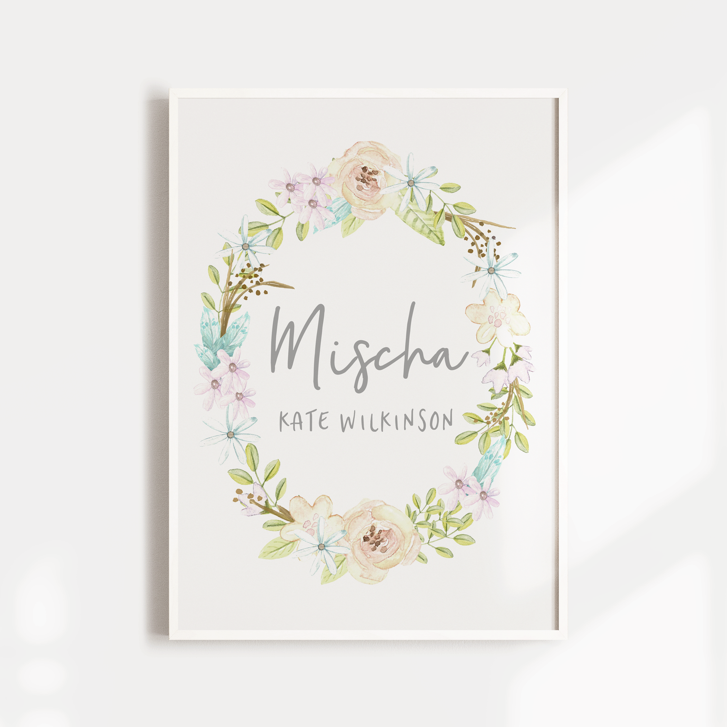 Woodland Fox, Deer & Name Prints