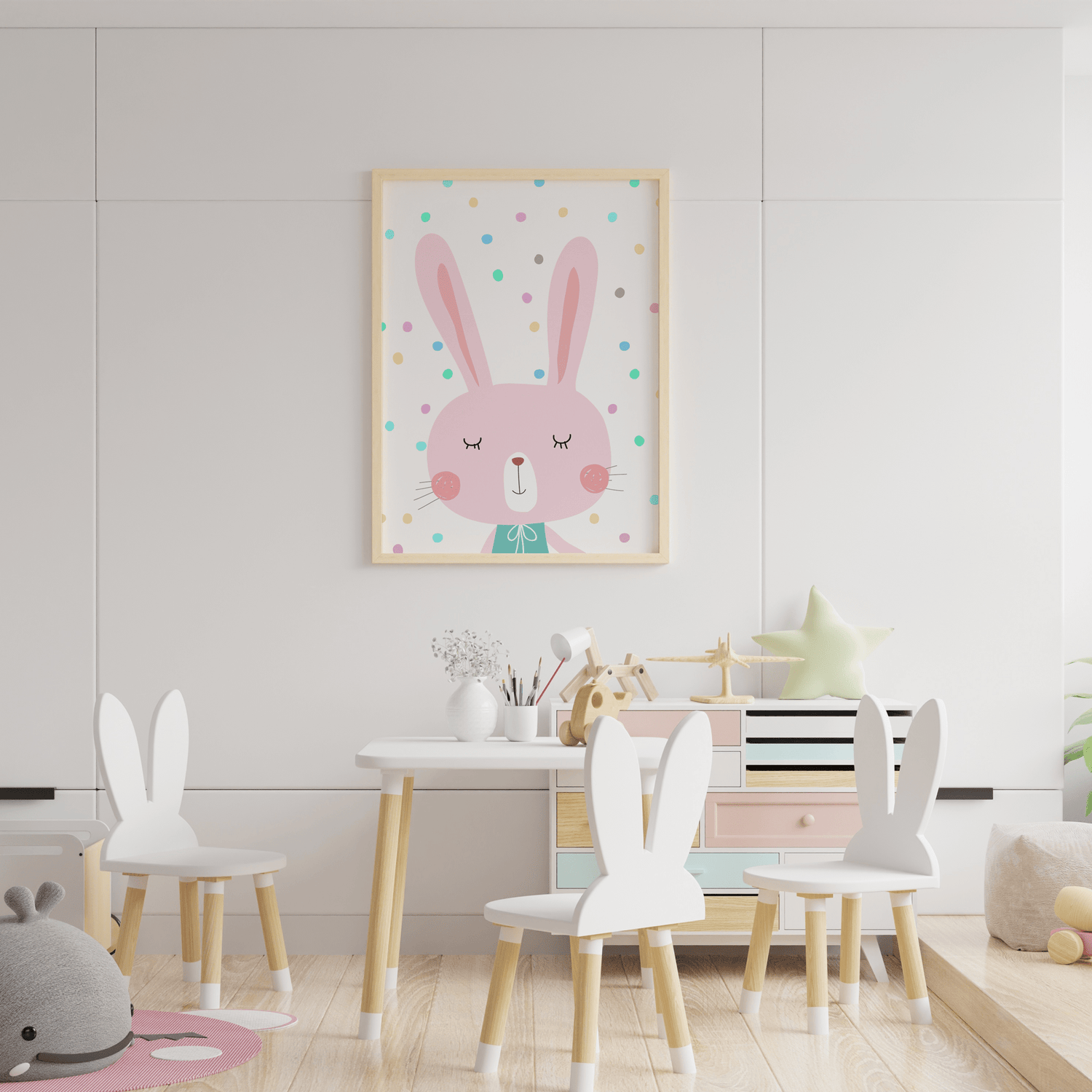 Pastel Bunny Print