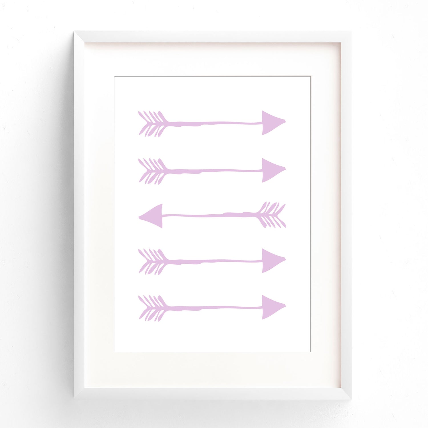 Purple Tribal Arrow Print