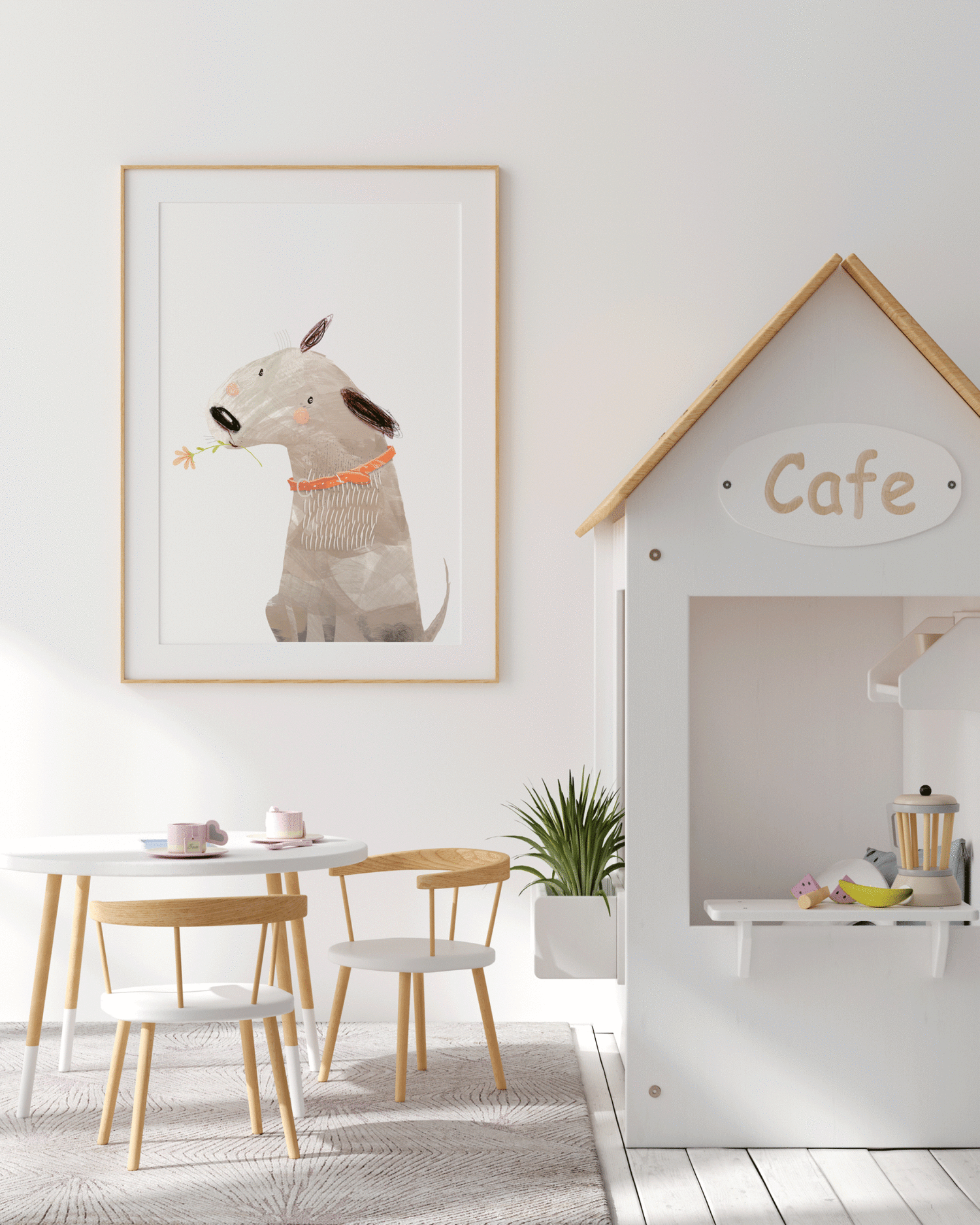 Little Miss Puppy Print